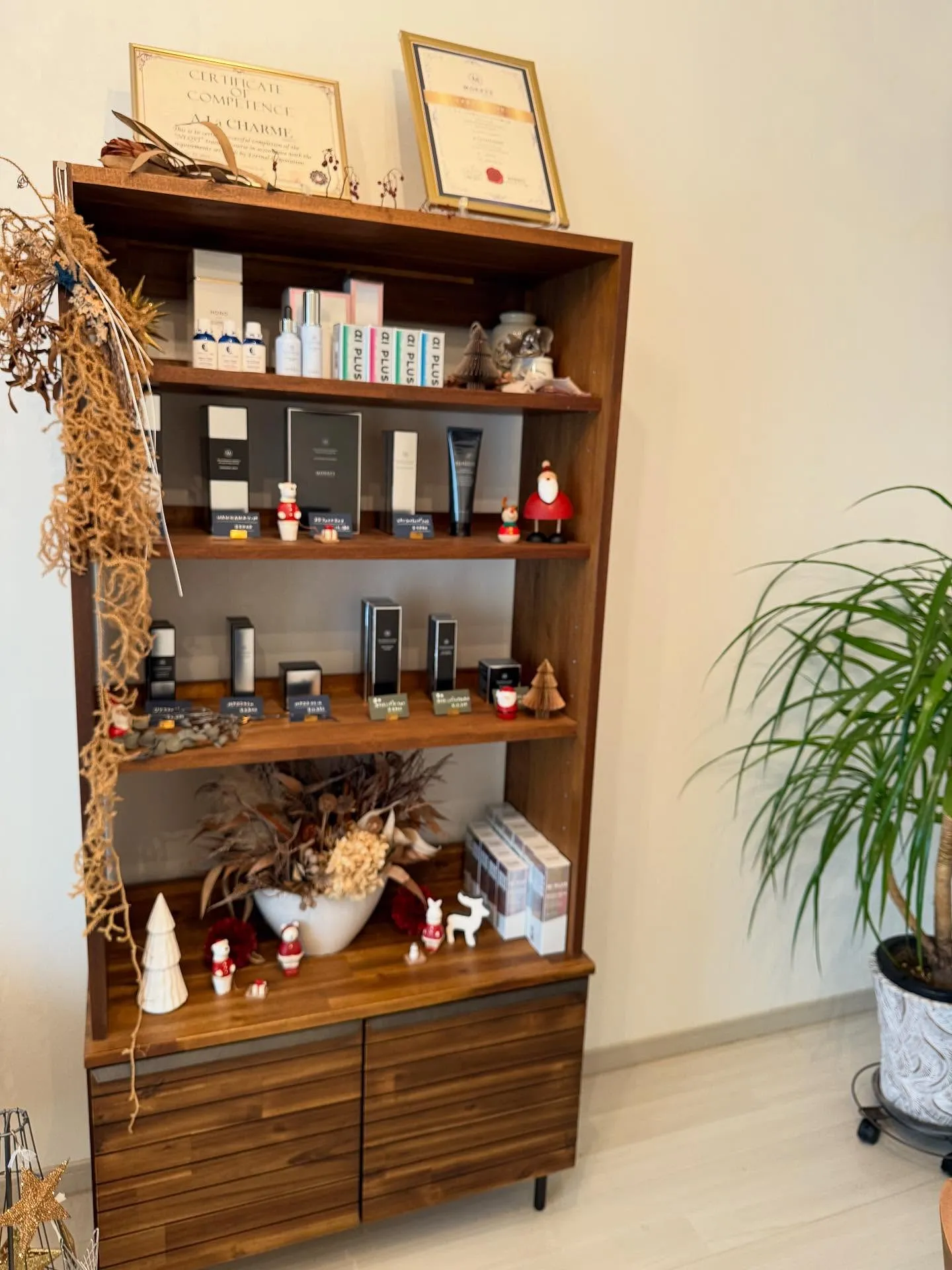 サロンは、クリスマスバージョン✨