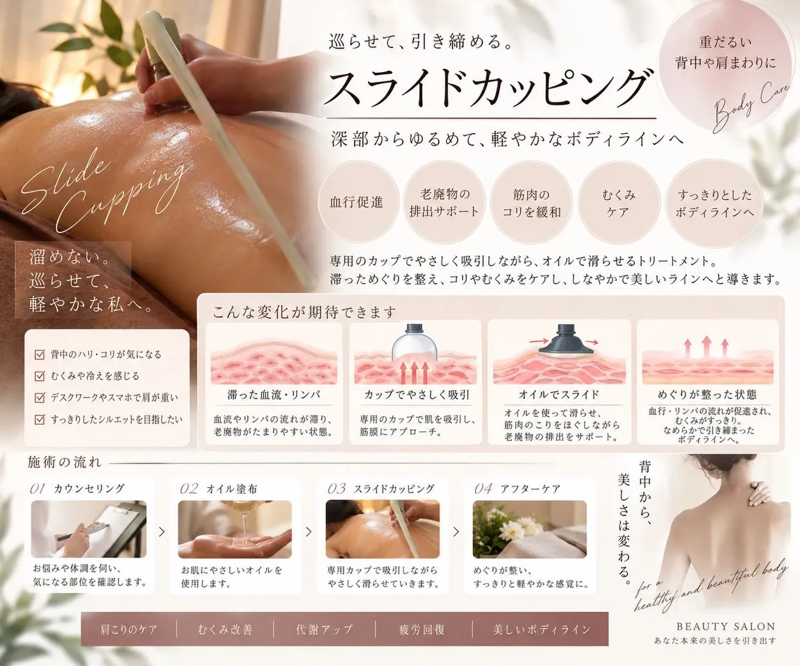 ＼ 重だるい身体、そろそろ流しませんか？ ／